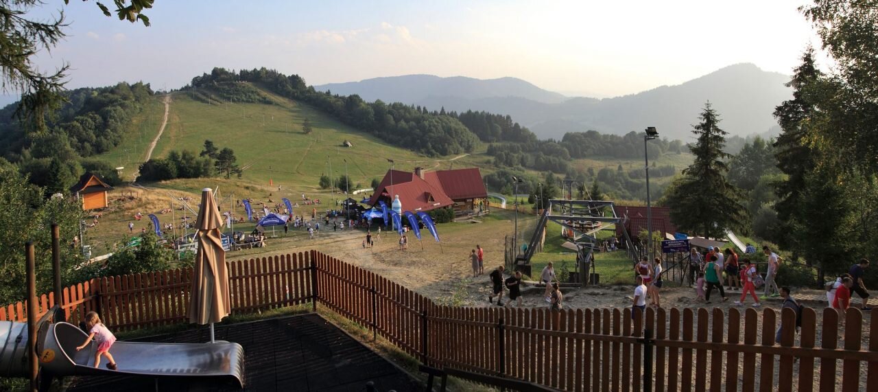 Szafran&oacute;wka - widok z Palenicy