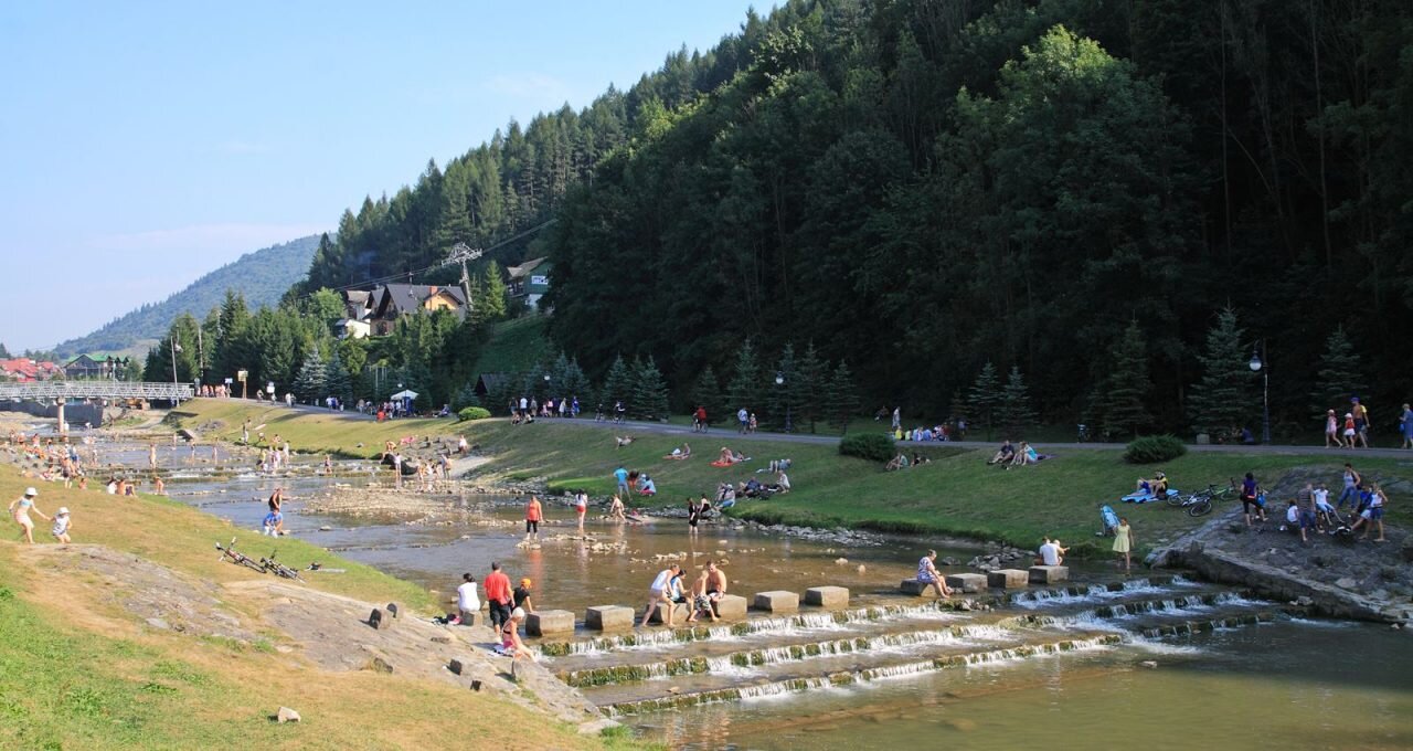 Szczawnica - potok Grajcarek